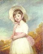 George Romney Portrait of Miss Willoughby oil